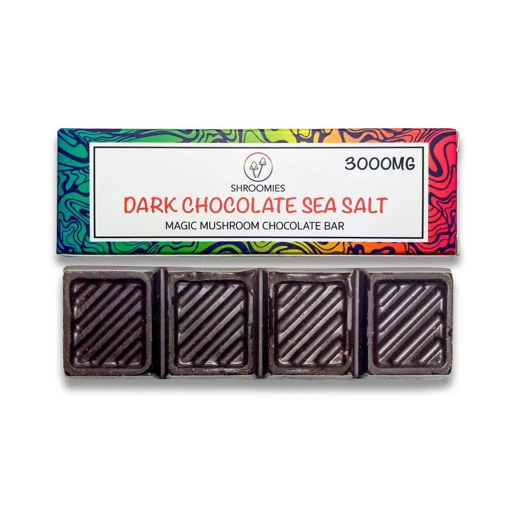 Shroomies – Dark Chocolate Sea Salt Chocolate Bar 3000mg